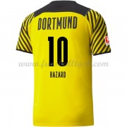 Bundesliga Fussball Trikots BVB Borussia Dortmund 2021-22 Thorgan Hazard 10 Heimtrikot Kurzarm..